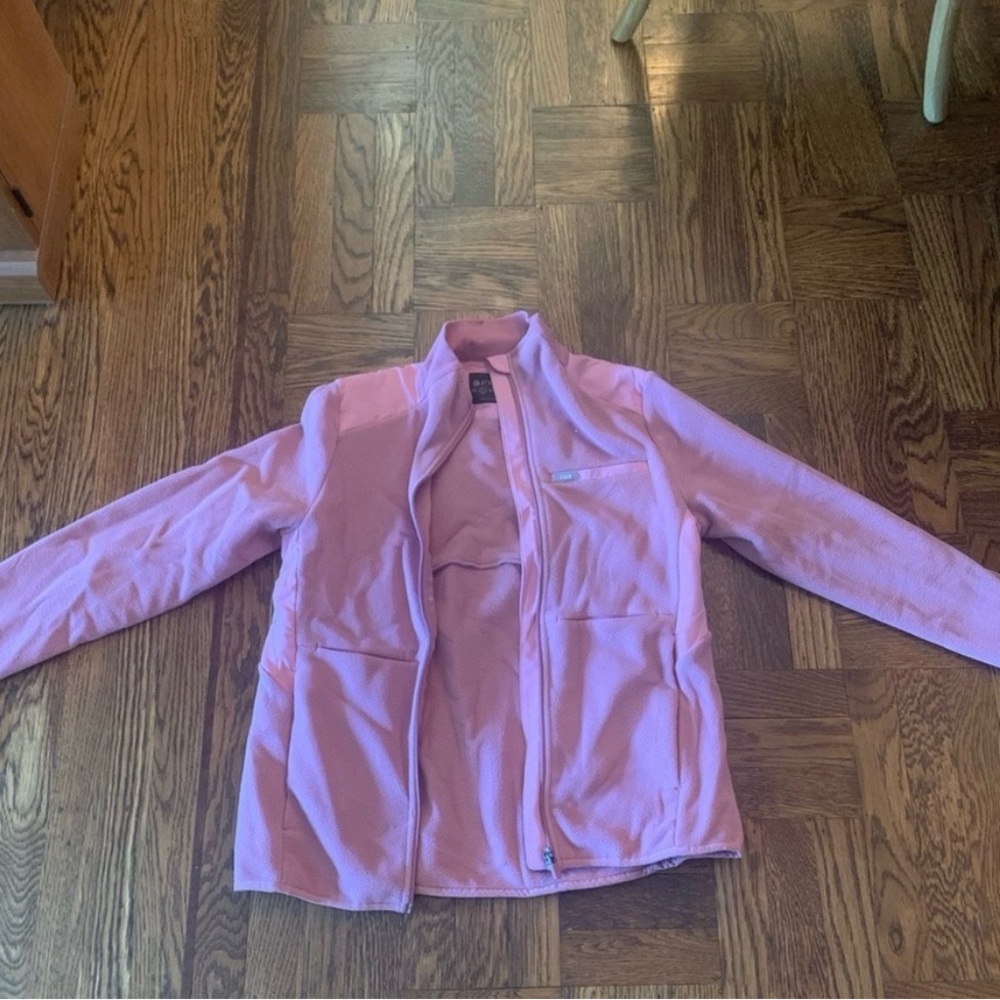 Figs on shift fleece jacket
